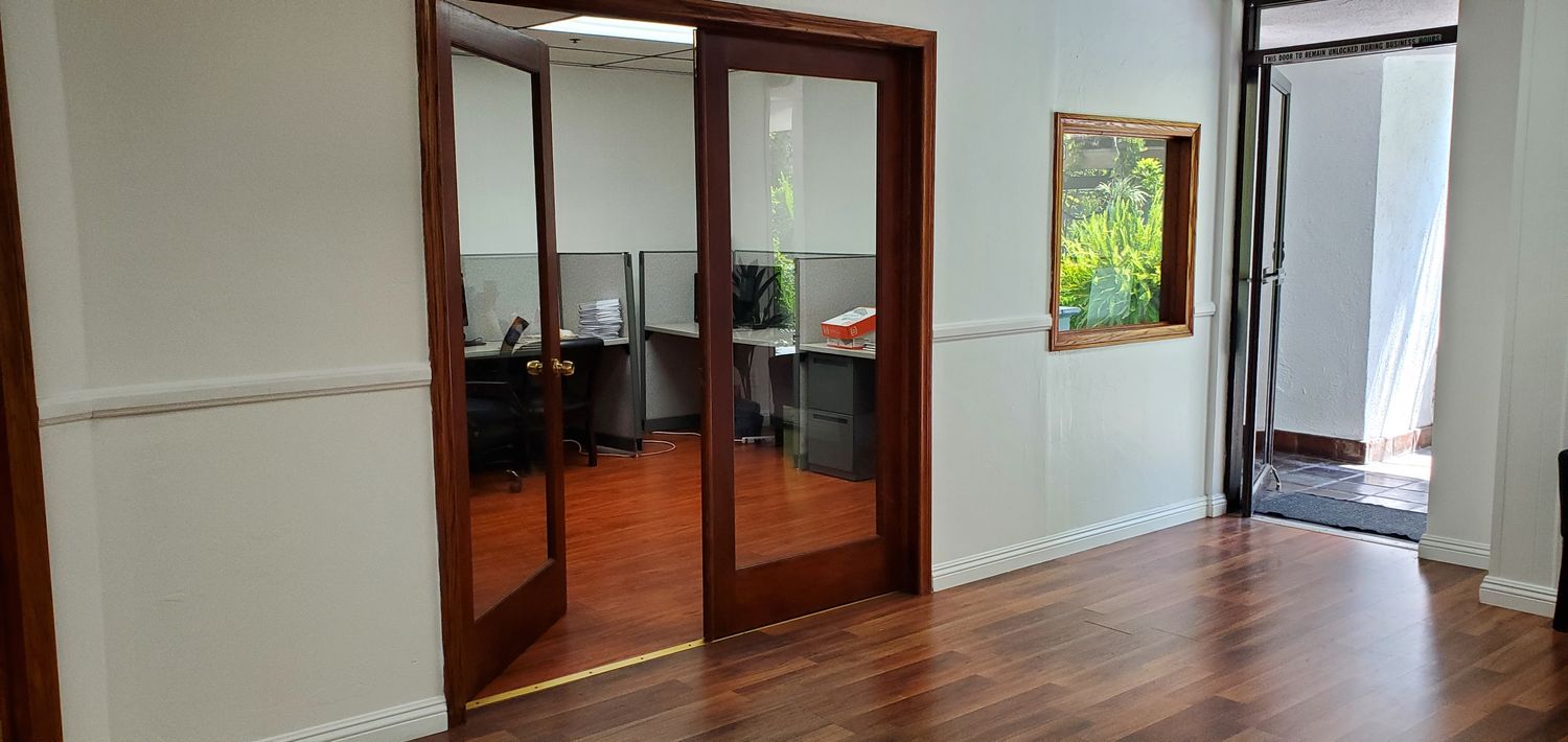 GROUND FLOOR PATIO OFFICE. FORMER LAW FIRM.